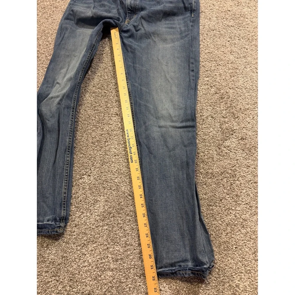 Banana Republic‎ Jeans Mens 36x32 Blue Slim Fit 100% Cotton Medium Wash Denim